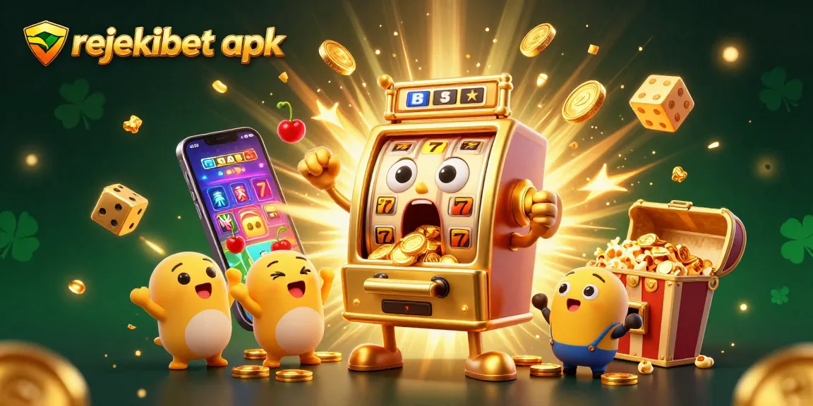 Engage with rejekibet apk as vibrant 3D slot machines unveil jackpots amidst cascading coins and joyous characters.