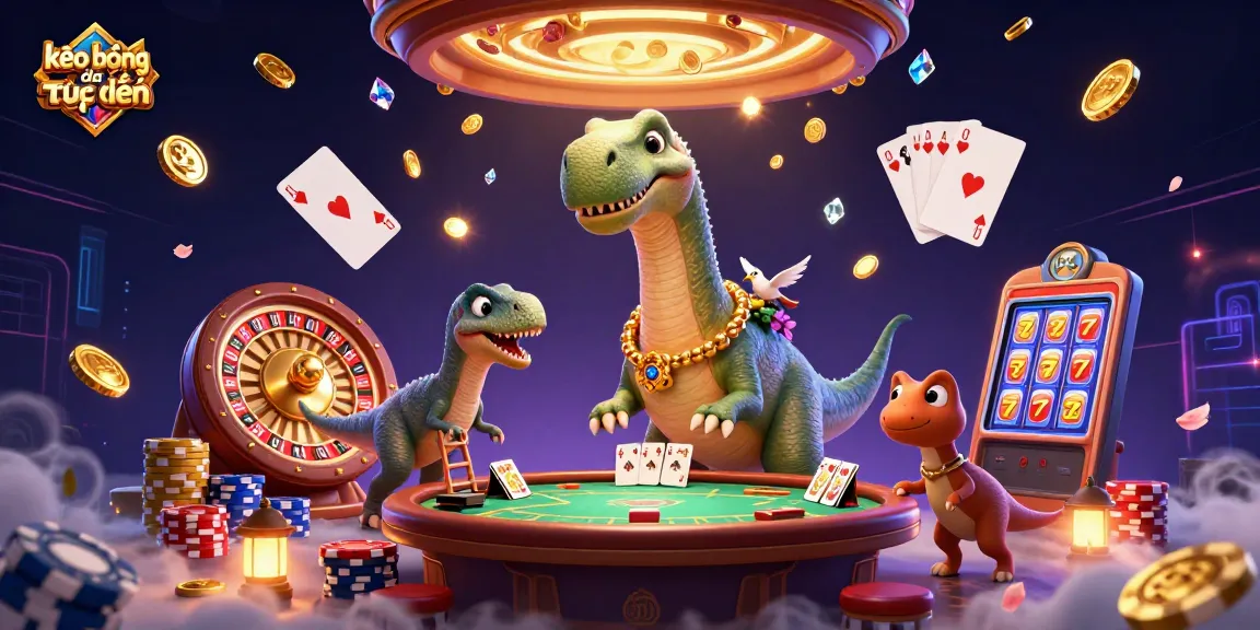 Experience immersive kèo bóng đá trực tuyến action with a vivid 3D gaming scene featuring whimsical characters and dynamic elements.