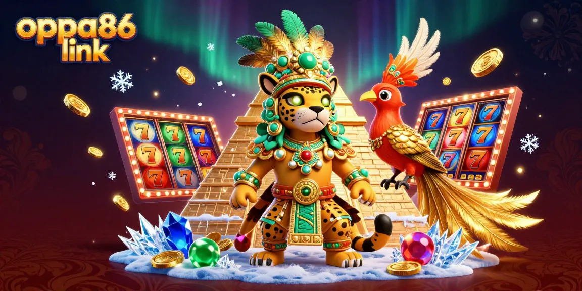 Experience thrilling gameplay with oppa86 link in this immersive casino illustration.