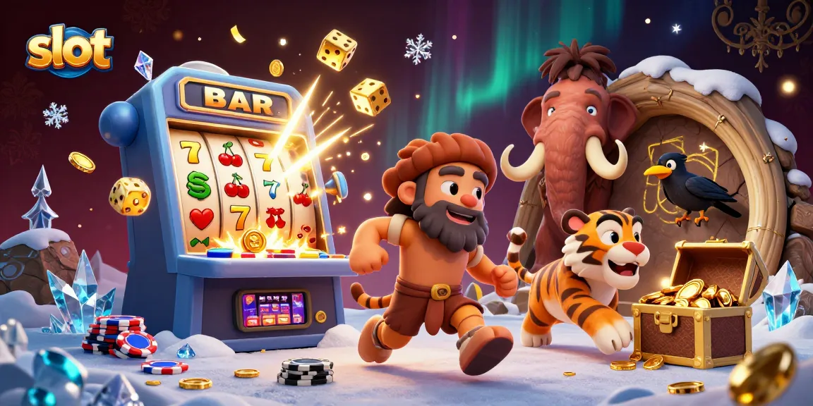 Engage with the exciting slot experience as characters celebrate jackpot wins together.