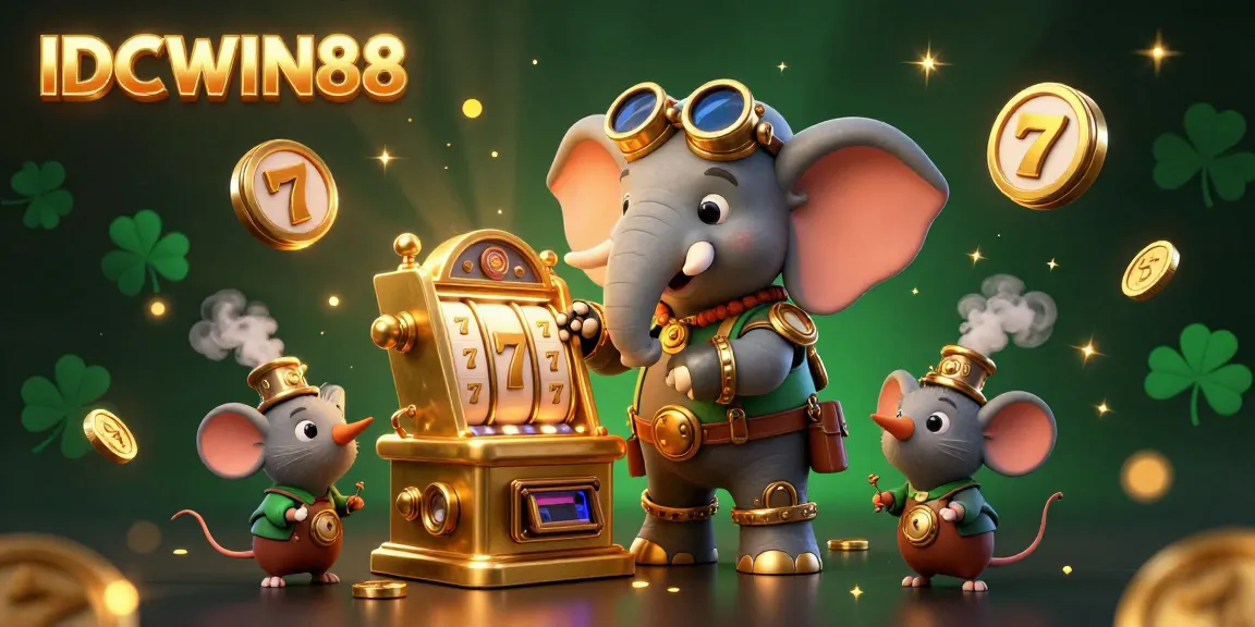 Experience thrilling gaming with IDCWIN88's vibrant slot machines, showcasing dynamic characters and rich details.