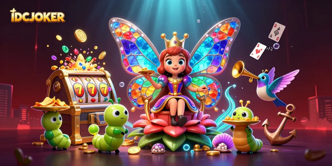 Experience thrilling gameplay with IDCJOKER's vibrant slot machines and enchanting characters.