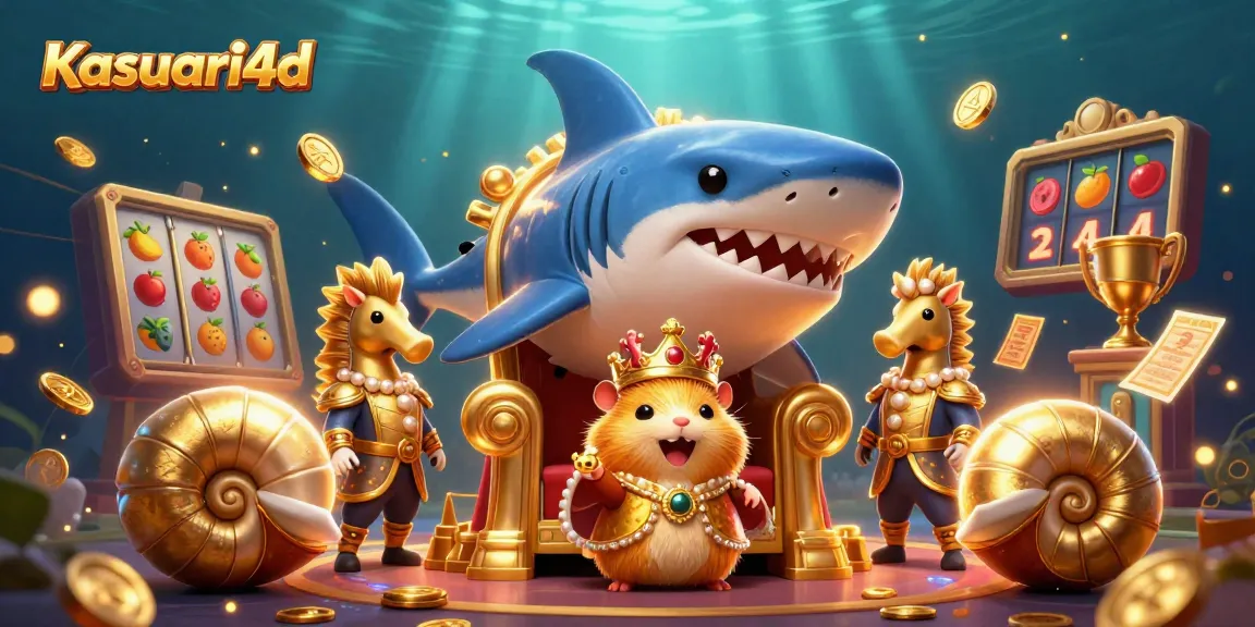 Kasuari4d menghadirkan raja hamster emas dengan simbol slot dalam ilustrasi 3D yang menakjubkan.