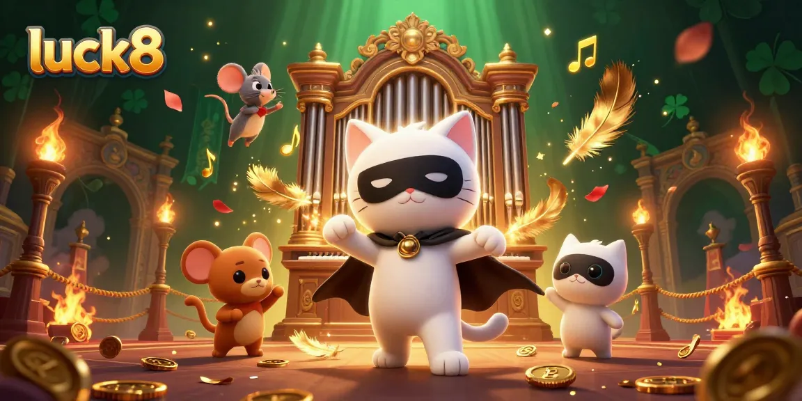 Experience the excitement of luck8 with a captivating casino scene featuring dynamic characters and vibrant elements.