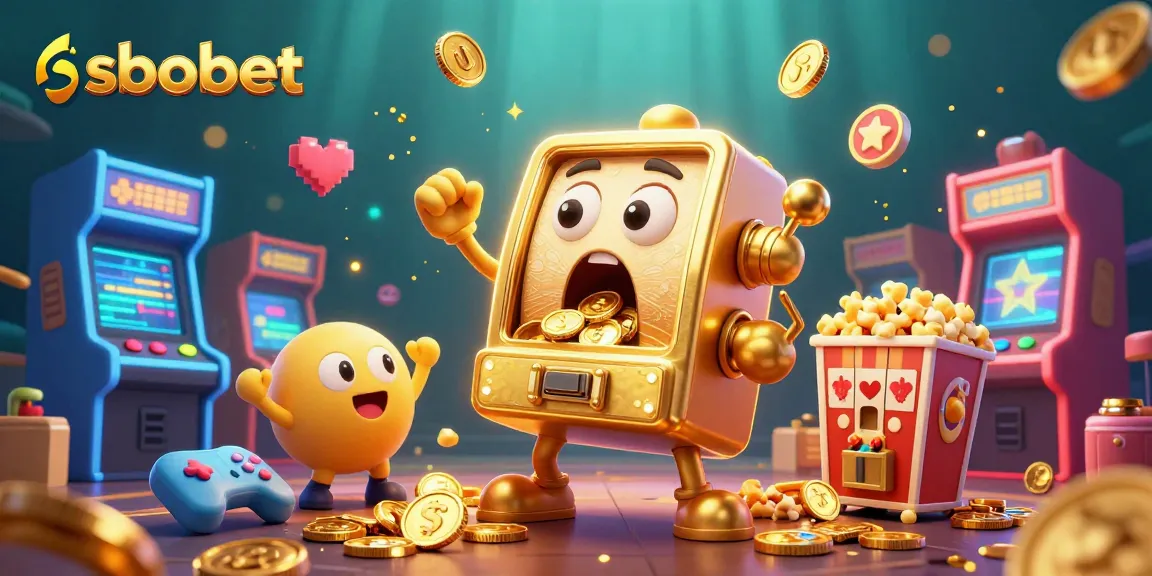 Win big with sbobet on exciting slots and cheerful machines in this vibrant casino scene.