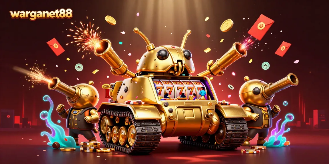 Engage with warganet88's vibrant online casino atmosphere featuring thrilling slot action and joyful celebrations.