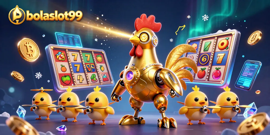 Experience the thrill of bolaslot99 with vibrant slot games and futuristic casino elements.