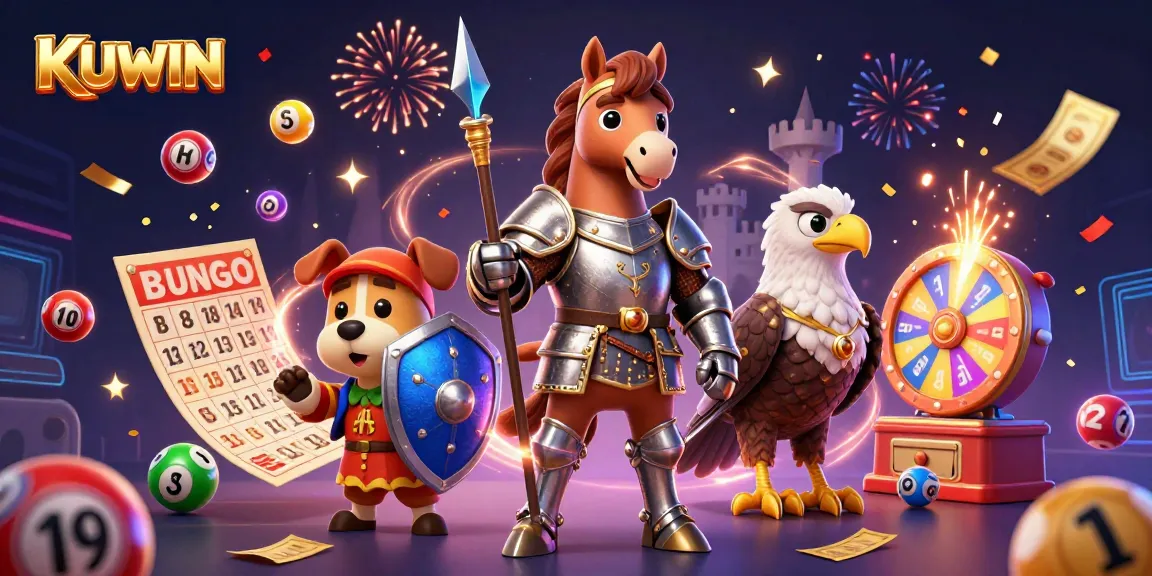 Engage with the thrilling KUWIN lottery experience featuring vibrant energy and dynamic gambling elements.