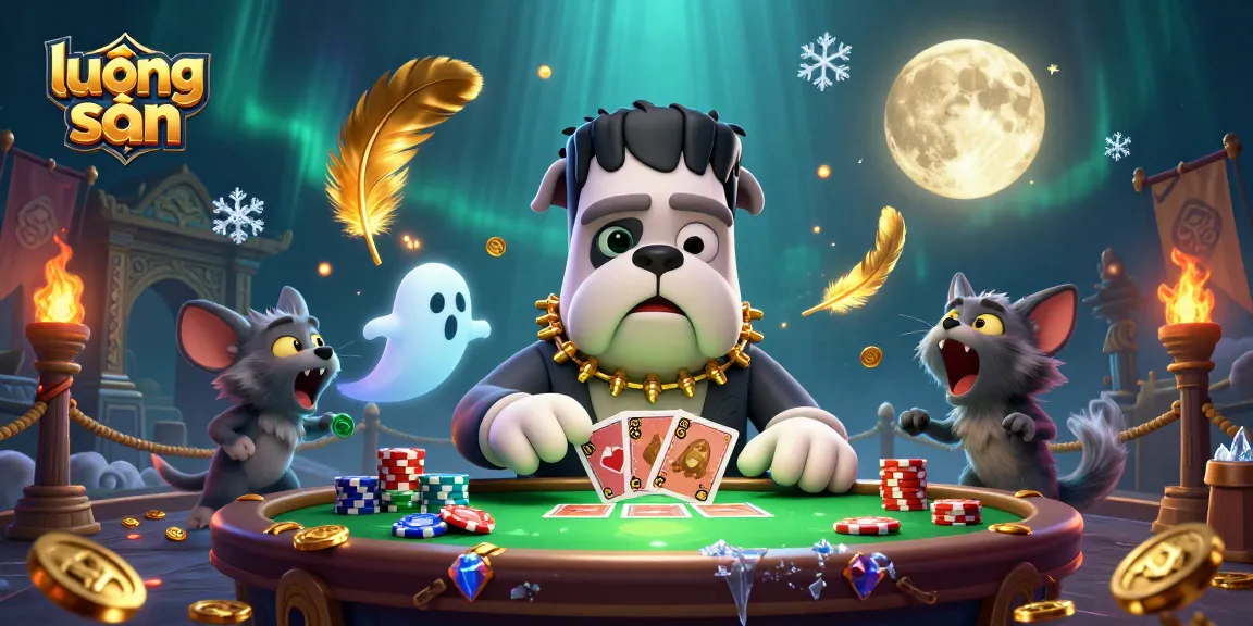 Engage with lương sơn's immersive casino experience featuring dynamic gaming elements and colorful characters.