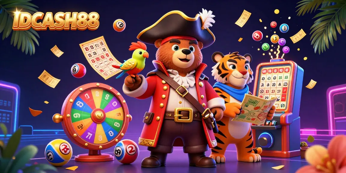 Experience thrilling gameplay at IDCASH88 with vibrant casino elements and an exciting atmosphere.
