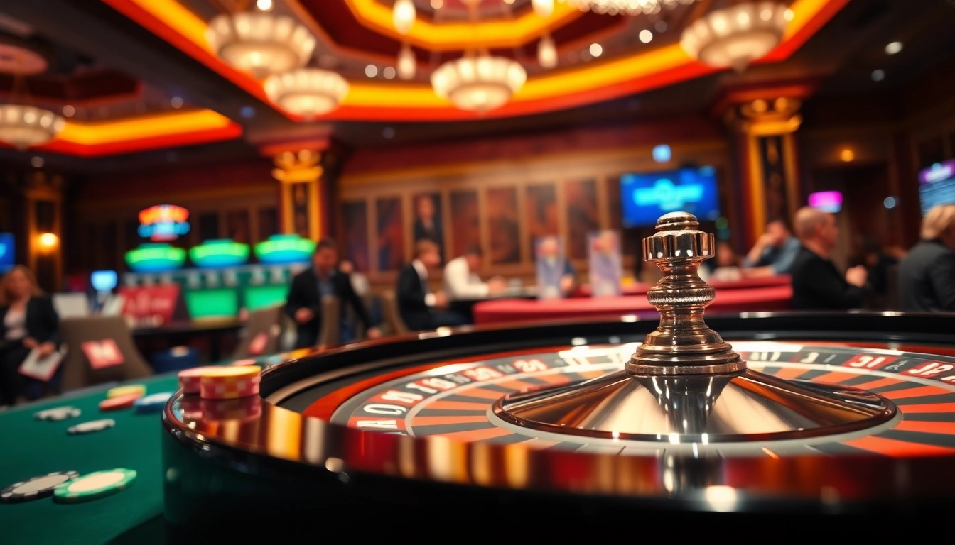 Menangkan game di emasputihtoto daftar dengan suasana kasino yang penuh warna dan ceria.