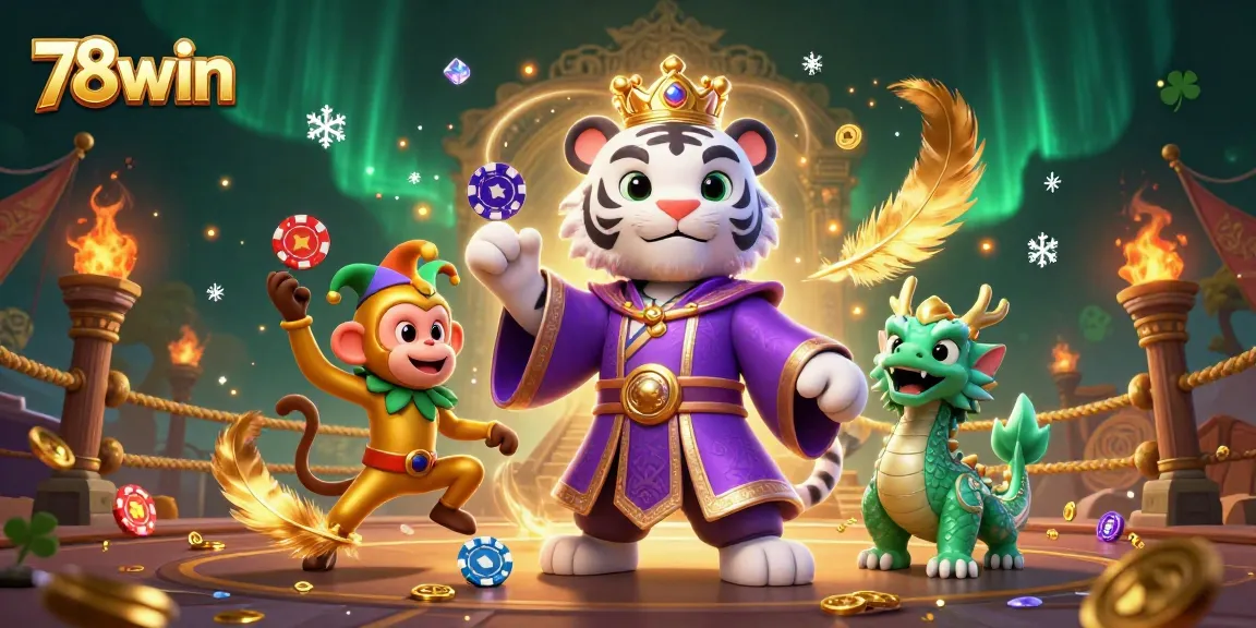 Experience thrilling gameplay with 78win as the tiger, monkey, and jade dragon bring excitement to life.