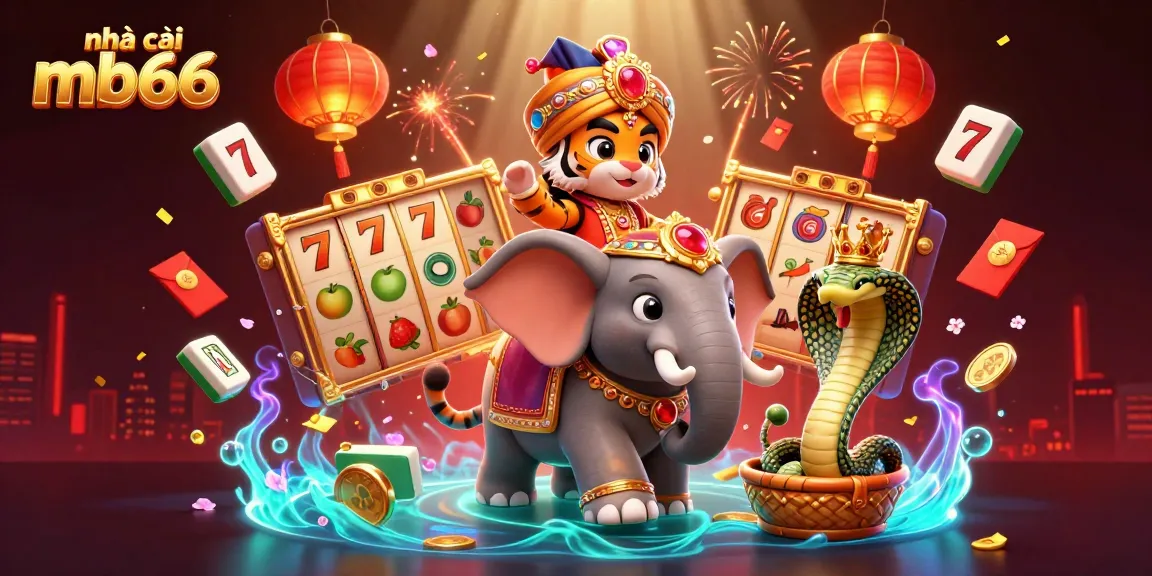 Engage with the vibrant atmosphere of nhà cái mb66 illustrated with a dynamic 3D casino scene.