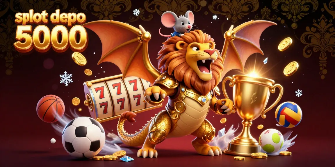 Engage with the excitement of slot depo 5000 featuring a heroic chimera and dynamic gaming elements.