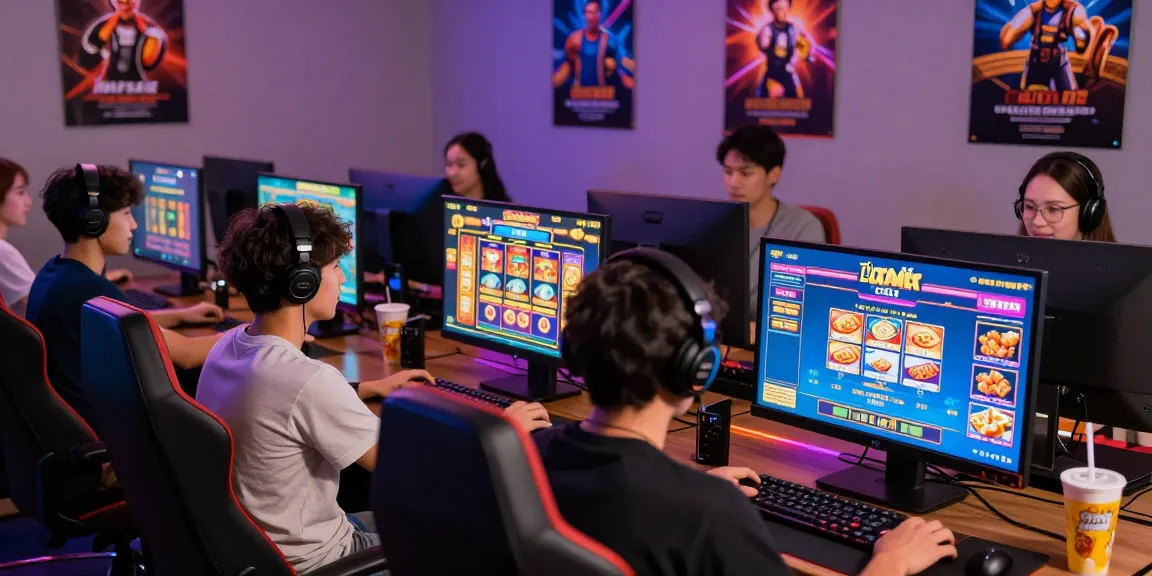 Engaged players at tempototo enjoying online slots and togel games