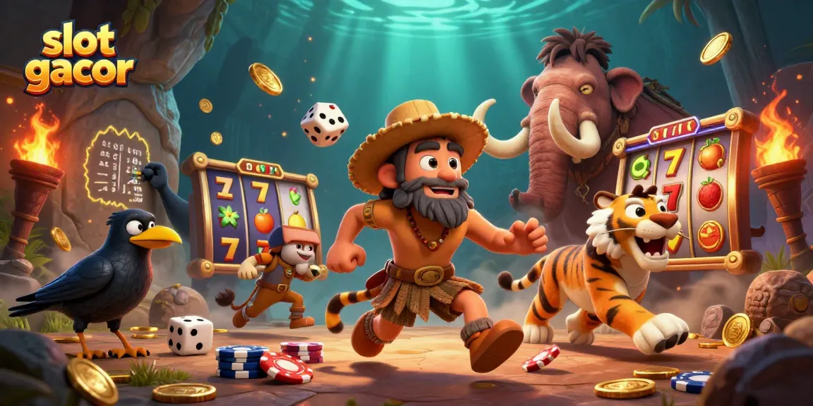 Mengalahkan jackpot di slot gacor dengan desain kasino prasejarah yang memukau.