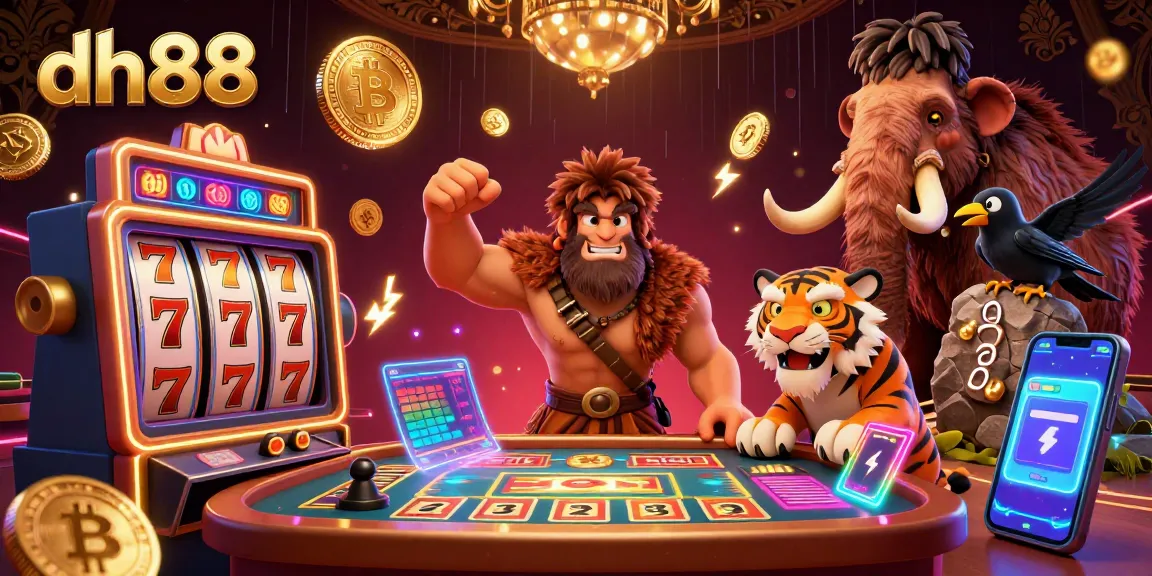 Experience thrilling slots at dh88 with vibrant slot reels and a lively casino atmosphere.
