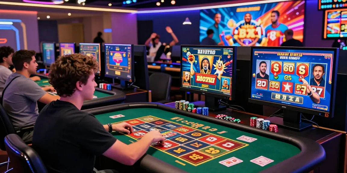 Players enjoying live casino games and slots at tempototo, showcasing vibrant atmosphere and excitement.